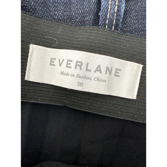 EVERLANE The Pleated Skirt A-Line Black  Size 00 - Picture 4 of 6